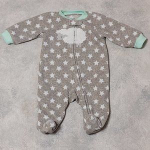 Carter's Newborn Fleece Sleeper Onesie